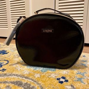 LANCOME 🖤Black🖤 Large Cosmetic Case w/ Keychain